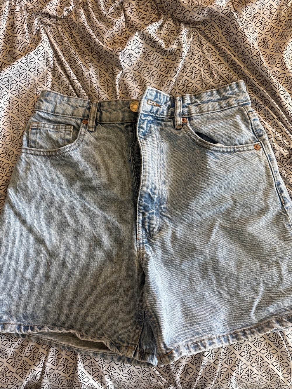 Zara denim dad short